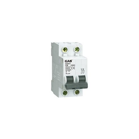 Kismegszakító 2P 10A C, 4500kA,  230V~ , fehér                                                        GA5915