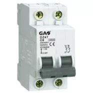   Kismegszakító 2P 16A C, 4500kA,  230V~ , fehér                                                        GA5916