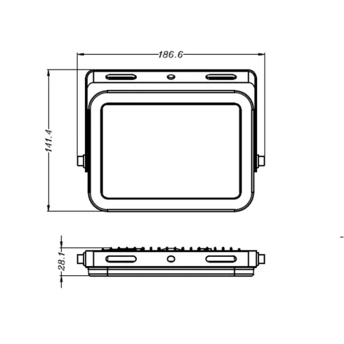 LED fényvető Ispot 20W 1800lm  4000K IP65                                                             GA6984