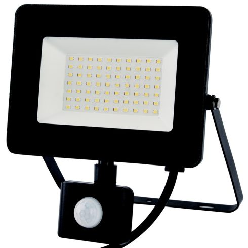 LED fényvető 50W mozgásérzékelővel EcoSpot2, 5000lm, fekete, IP65                                     GA8181