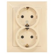   OPAL dupla dugalj kerettel, bézs                                                                      GA8726