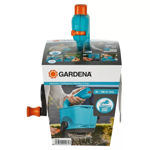 GARDENA Kézi kiszóró M display(18db), 1,8 liter űrtartalom, 100m2 kapacitás, 4m szélesség             GE0431-90
