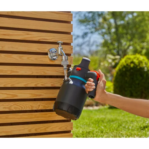 GARDENA Nyomáspermetező display(24db), 1,25L tartály, 3bar nyomás, biztonsági szeleppel, 360°funkció  GE11120-90