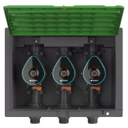   GARDENA Szelepdoboz szett (3 db 9 V-os Bluetooth Öntözőszelep, 1 db Szelepdoboz V3)                   GE1286-20