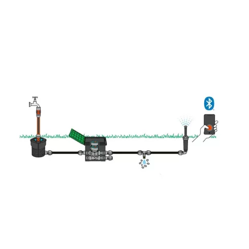 GARDENA Szelepdoboz szett (3 db 9 V-os Bluetooth Öntözőszelep, 1 db Szelepdoboz V3)                   GE1286-20