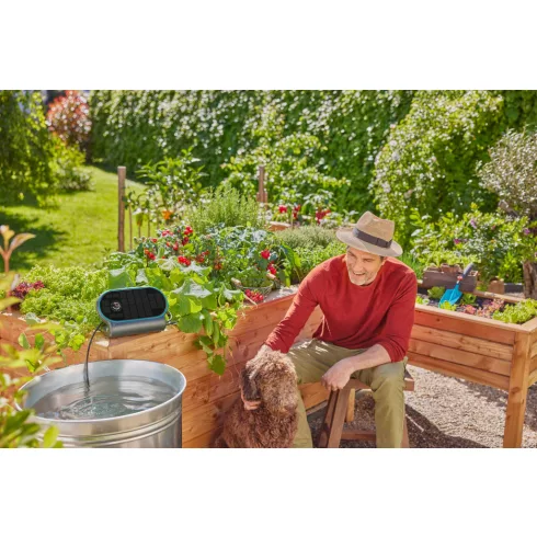 GARDENA AquaBloom napelemes csepegtető szivattyú készlet L, automata öntözőrendszer, 14 program       GE13330-20