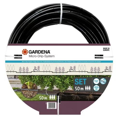 GARDENA MD csepegtető cső készlet növénysorokhoz, süllyeszthető, 13mm, 50m                            GE13501-20