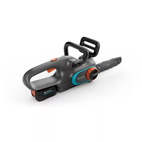 GARDENA PowerSaw 250 akkumulátoros láncfűrész, 18Vakkumulátorral(4Ah), vezetőlemez 250mm, 90PX, 8m/s  GE14790-20