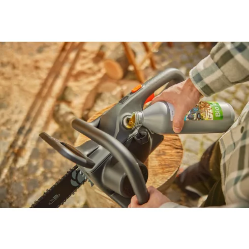 GARDENA PowerSaw 250 akkumulátoros láncfűrész, 18Vakkumulátorral(4Ah), vezetőlemez 250mm, 90PX, 8m/s  GE14790-20