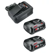   Akkumulátor készlet P4A QC AL18V-44 (14912 cikksz.) + 2x2.5Ah (14921 cikksz.)                         GE14914-20