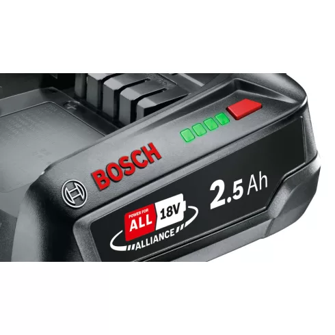 Rendszer akkumulátor SoC P4A PBA 18V, Li-Ion, 2,5 Ah, töltöttségjelzővel, gyors töltésre alkalmas     GE14921-20