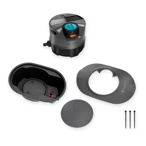 GARDENA AquaPrecise süllyesztett öntözőegység, Pipeline, napelemes, pázsithoz, 20-320m2, 2-10m        GE16001-20
