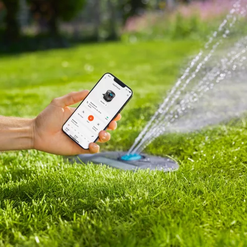 GARDENA AquaPrecise süllyesztett öntözőegység, Pipeline, napelemes, pázsithoz, 20-320m2, 2-10m        GE16001-20