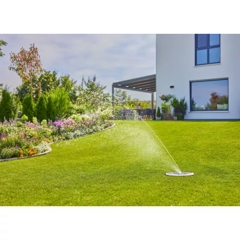 GARDENA AquaPrecise süllyesztett öntözőegység készlet, Pipeline, napelemes, gyephez, 20-320m2, 2-10m  GE16010-20