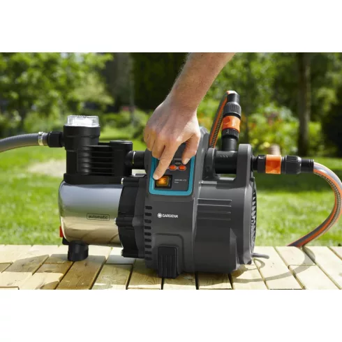 GARDENA Premium  háztartási automata szivattyú 6000/6E LCD Inox                                       GE1760-20