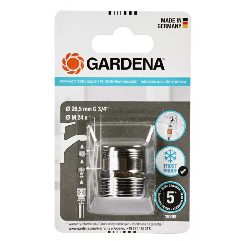 GARDENA Külső menetes adapter buborékosítóval                                                         GE18209-20