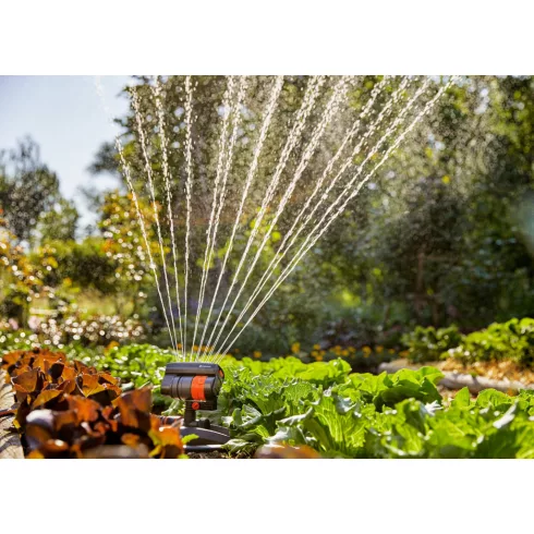 GARDENA AquaZoom compact négyszögesőztető display(16db), 9-216m2, 3-18m hatótáv, 12m szélesség        GE18708-95