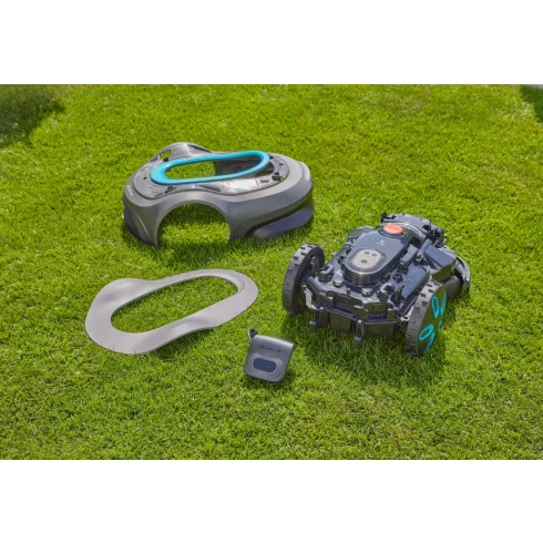 SILENO  MAX 800m2 robotfűnyíró,max.800m2/emelkedő 30%,vágási mag.25-45mm,150m határolóvezeték,PINkód  GE19901-32