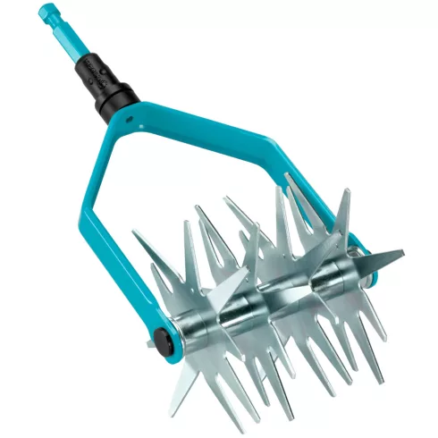 combisystem csillag talajlazító, 14cm munkaszélesség, ajánlott nyélhossz 150cm, korrózióálló          GE3196-20