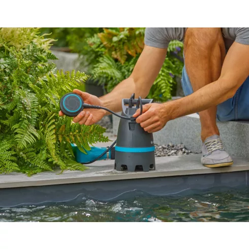 GARDENA Basic szennyvízszivattyú 10500, 400W, 10500l/h, 0.5 bar, max.mer.m.7m, max.sz.m.5m, IPX8      GE9008-47
