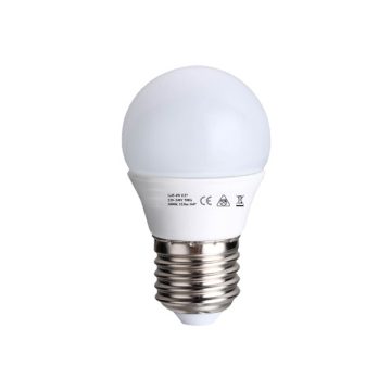 LED E27 kisgömb melegfehér