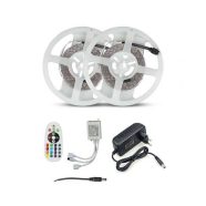   LED szalag szett 10m RGB IP20 500lm/m 4,8W/m 30LED/m                                                  GLEDSET10RGB