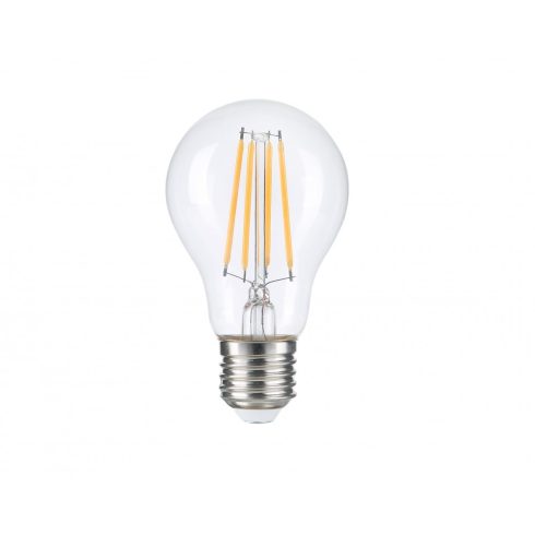 LED filament fényforrás körte A60 E27 8W 810lm 4500K semlegesfehér 230V                               GLEDW60278S