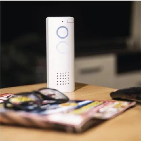 Vezeték nélküli audio kapucsengő készlet, ajtómodullal, 1 résztvevő, bővíthető, USB-C kábel, EM-518   H1087