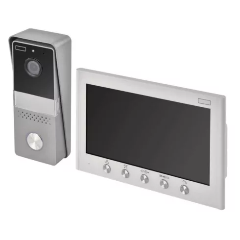 Otthoni videó kaputelefon klt, 1 résztvevő, full HD, 7''monitor, éjjellátó, IP44, EM-04Z AHD 2 WIRE   H2060