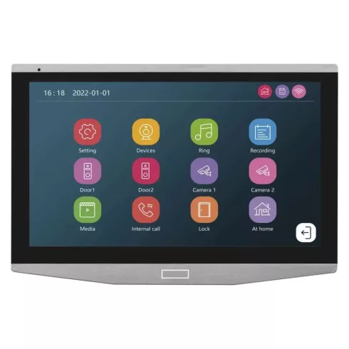 GoSmart kiegészítő LCD monitor 7'', IP-750B, H4020 kaputelefonhoz                                     H4021