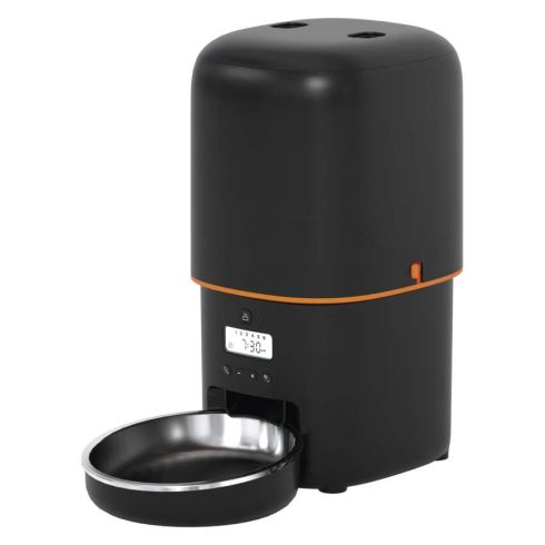 Pet Care állateledel adagoló, kis és közepes fajtáknak, 4 literes, 2-15mm szemcse, fekete, PET-101    H6001
