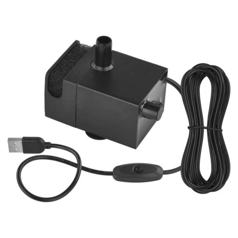 Tartalék vízszivattyú H6102 okos háziállat itatóhoz, vízszökőkúthoz, fekete                           H6903