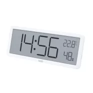   Hő- és páratartalom-mérő ébresztőóra, LCD kijelzővel, állítható, akasztható, elemes, HSO              HC18