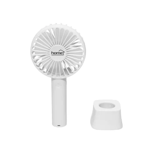 Kézi ventilátor, akkumulátoros, 1200 mAh, 4 W teljesítmény, 3 sebesség, 9 cm-es lapátátmérő, HSO      HF9C