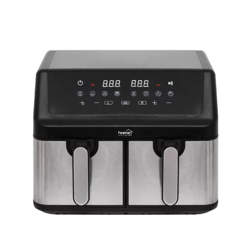 Duplakosaras forrólevegős sütő, Air Fryer, 2x4,5l, 2000 W, digitális vezérlés, 8 féle üzemmód, HSO    HGAF29