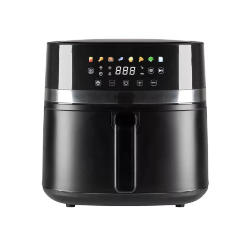 Forrólevegős sütő/Air Fryer, digitális, 8 liter, 2000 W, hőmérsékleti tartomány 80-200°C, HSO,        HGAF8