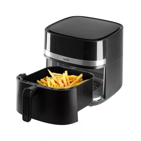 Forrólevegős sütő/Air Fryer, digitális, 8 liter, 2000 W, hőmérsékleti tartomány 80-200°C, HSO,        HGAF8