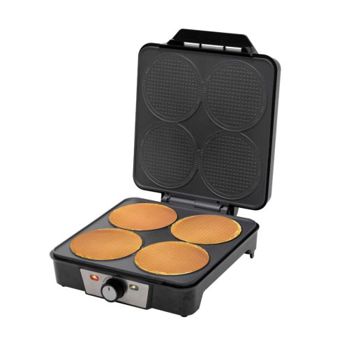 Ostyasütő és sajtos tallér sütő, 1200 W, rozsdamentes burkolat, jelzőfények, 160-235 °C, HSO          HGOS4