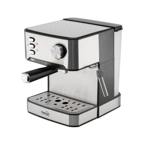 Presszókávé főző, 850W, 2 csésze, 1,5 l tartály, 15bar, inox, tejhabosítás, automata kikapcs, HSO     HGPR15