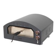   Elektromos pizzakemence, 2000W,max.380°C,IPX4, 33x33 cm sütőfelület, pizzakő, rozsdamentes ajtó, HSO  HGPZ02