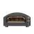 Elektromos pizzakemence, 2000W,max.380°C,IPX4, 33x33 cm sütőfelület, pizzakő, rozsdamentes ajtó, HSO  HGPZ02