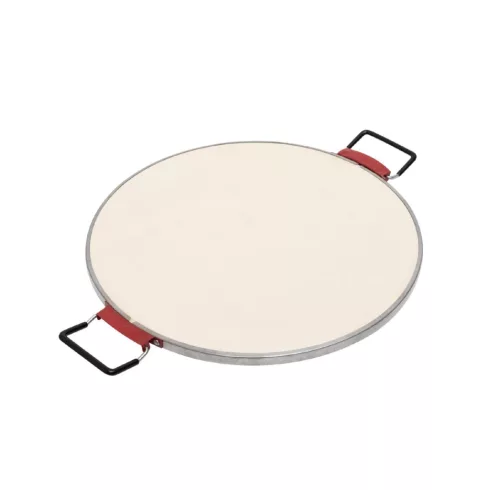 Elektromos pizzasütő, 1200W, max.430°C, hőmérő, pizzakő, duplafalú ablak, alsó/felső sütés, HSO       HGPZ30