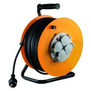   Kábeldob 50m 3x1,5mm2 gumi vezetékkel, KDIP50, HSO                                                    HJR10-50
