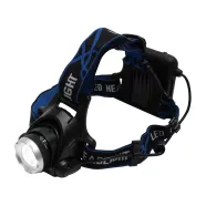   LED-es fém fejlámpa, zoom, 800 lumen, HSO                                                             HLM4