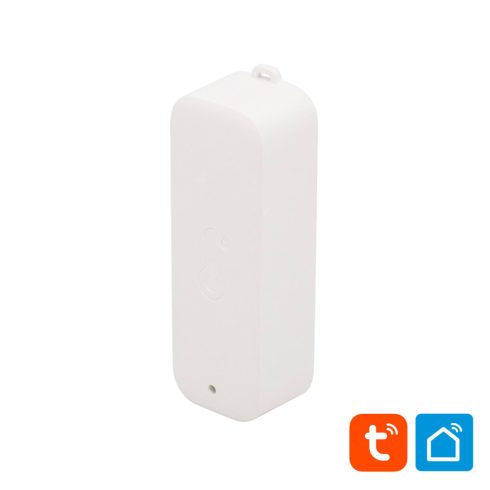 Hő-és páratartalom mérő, óra, Smart Life (Tuya), eszközvezérlés, riasztás, IP65, HSO                  HSTHS