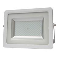   LED reflektor 100W, IP65 kültéri fehér ALU ház, semleges-fehér 4500K, 8500lm, 120-fok sugárzási szög  IFL100WH