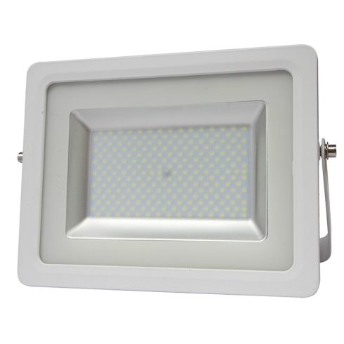 LED reflektor 100W, IP65 kültéri fehér ALU ház, semleges-fehér 4500K, 8500lm, 120-fok sugárzási szög  IFL100WH