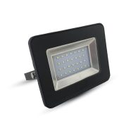   LED reflektor 10W, kültéri, semleges-fehér 4500K, slim, IP65, 850 lm, 122x105x30mm, fekete ALU ház    IFL10BK