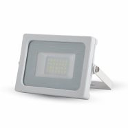   LED reflektor 20W, IP65 kültéri fehér ALU ház, semleges-fehér 4500K, 1600lm,                          IFL20WH