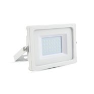  LED reflektor 30W, IP65 kültéri fehér ALU ház, semleges-fehér 4500K, 2550lm,                          IFL30WH